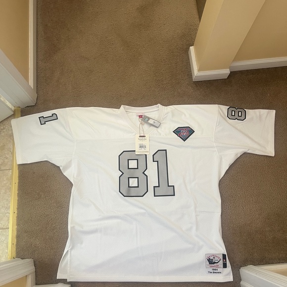 White Tim Brown Los Angeles Raiders jersey